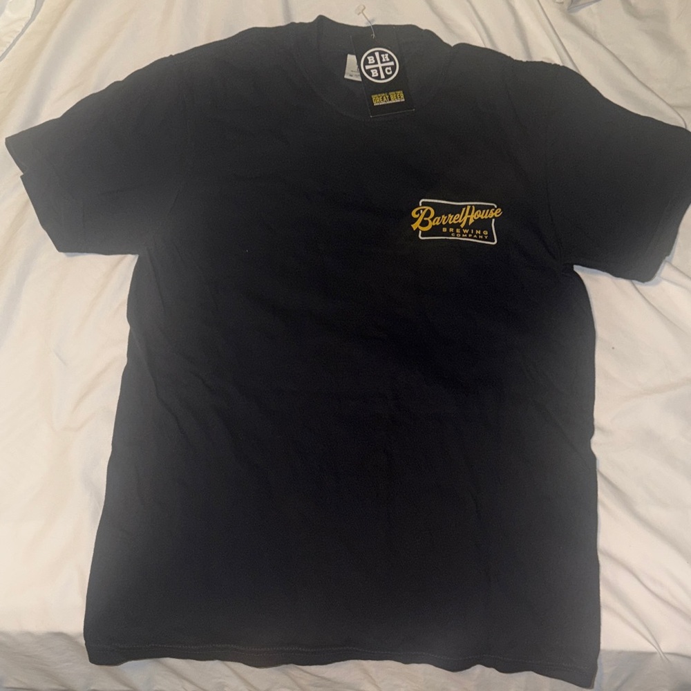 Black Short-Sleeve Barrelhouse Logo Tee - Men